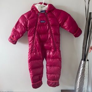 Patagonia baby snowsuit